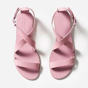Everlane - Modern Wrap Sandal, Dusty Rose